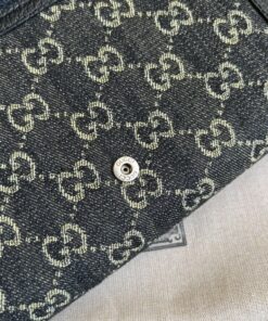 Gucci Dionysus GG Mini Chain Bag Black And Ivory GG Denim Jacquard For Women 8in/20cm 401231 UN3BN 1274 - Image 7
