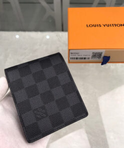 Louis Vuitton Slender Wallet Damier Graphite Canvas For Men, 4.3in/11cm – N63261 - Image 5