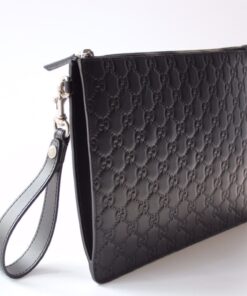 Alternative view of Gucci Microguccissima Pouch Black For Men, Men’s Pouch 12in/31cm GG
