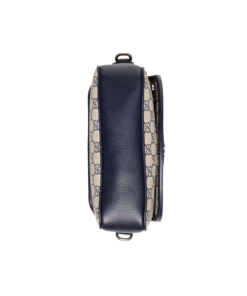 Gucci Ophidia GG Small Shoulder Bag Dark Blue/Beige For Women 9.1in/23cm - Image 8