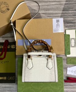 Alternative view of Gucci Diana Mini Tote Bag White For Women, Women’s Bags 7.9in/20cm GG
