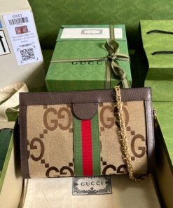 Gucci Ophidia Jumbo GG Small Shoulder Bag Brown For Women, Women’s Bags 10.2in/26cm GG 503877 UKMIG 2570 - Image 8