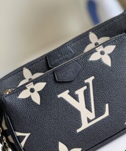 Louis Vuitton Multi Pochette Accessoires Bicolor Monogram Empreinte for Women, 25cm – M45777 - Image 5