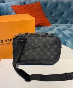 Alternative view of Louis Vuitton Bumbag Monogram Eclipse Canvas For Men, Men’s Belt Bags 11in/28cm LV M42906