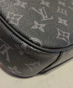 Louis Vuitton Bumbag Monogram Eclipse Canvas For Men, Men’s Belt Bags 11in/28cm LV M42906 - Image 5