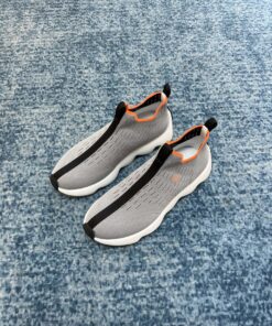 Hermes Eclair Sneakers Light Grey For Men H221892ZH81410