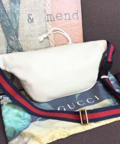 Gucci Print Waist Belt Bag White For Women And Men 15in/39cm GG 530412 - Image 3
