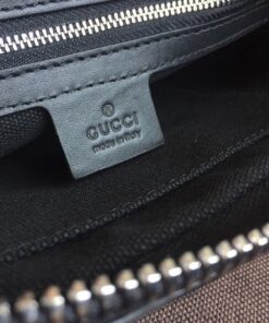 Gucci GG Black Belt Bag Black/Grey Soft GG Supreme Crafted for Men 9in/24cm GG 474293 K9RRN 1095 - Image 9