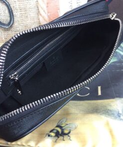 Gucci GG Black Belt Bag Black/Grey Soft GG Supreme Crafted for Men 9in/24cm GG 474293 K9RRN 1095 - Image 10