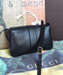 Gucci Arli Shoulder Bag – Black, For Women, 10in/26cm, 550129 0V10G 1000 - Image 4