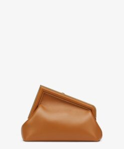 Fendi First Small Brown For Women, Shoulder And Crossbody Bags 10.2in/26cm FF 8BP129ABVEF0NYJ - Image 4