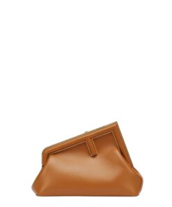 Fendi First Small Brown For Women, Shoulder And Crossbody Bags 10.2in/26cm FF 8BP129ABVEF0NYJ