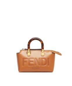 Fendi By The Way Brown Mini Bag For Women 20.5cm/8.1in 8BS067 ABVL F0NYJ