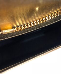 Saint Laurent Kate Chain Wallet With Tassel 9.4in/ 24cm Yellow Copper For Women - Image 7