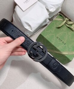 Gucci GG Marmont Reversible Belt Black, Women Belt
