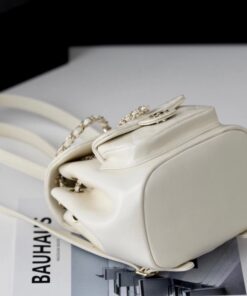 Chanel Backpack White For Women 7 in/18cm - Image 6