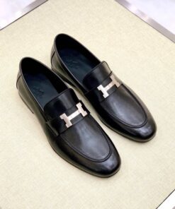Alternative view of Hermes Paris Loafers Black For Men H212982ZA01400?