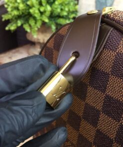 Louis Vuitton Speedy 35 Damier Ebene Canvas For Women, Women’s Handbags, Travel Bags 13.8in/35cm LV N41363 - Image 7