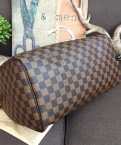 Louis Vuitton Speedy 35 Damier Ebene Canvas For Women, Women’s Handbags, Travel Bags 13.8in/35cm LV N41363 - Image 9