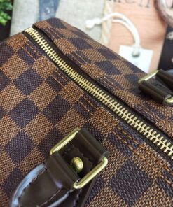 Louis Vuitton Speedy 35 Damier Ebene Canvas For Women, Women’s Handbags, Travel Bags 13.8in/35cm LV N41363 - Image 10