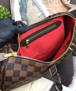Louis Vuitton Speedy 35 Damier Ebene Canvas For Women, Women’s Handbags, Travel Bags 13.8in/35cm LV N41363 - Image 13