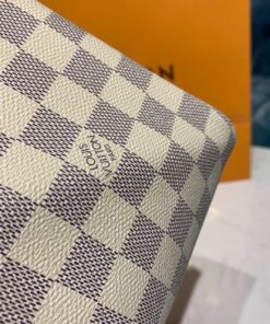 Louis Vuitton Keepall Bandouliere 45 Damier Azur Canvas For Women, Travel Bags, 17.7in/45cm – N41430 - Image 10