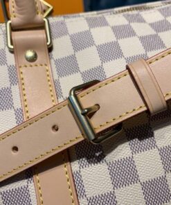 Louis Vuitton Keepall Bandouliere 45 Damier Azur Canvas For Women, Travel Bags, 17.7in/45cm – N41430 - Image 13