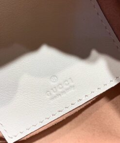 Gucci GG Marmont Mini Bucket Bag Matelasse Chevron White For Women 6in/14cm GG 575163 DTDRT 9022 - Image 10