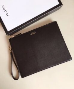 Gucci Marmont Pouch Black For Men, Men’s Pouch 12in/30cm GG