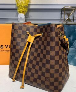 Alternative view of Louis Vuitton Néo Noé BB Bucket Bag – Damier Ebene Canvas, Spring/Summer Collection, 26cm N40213, Safran