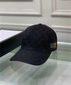 Gucci GG Baseball Hat Black GG Hat - Image 8