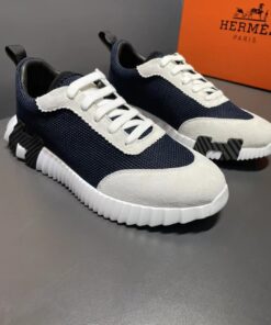 Hermes Bouncing Sneakers Dark Blue For Men