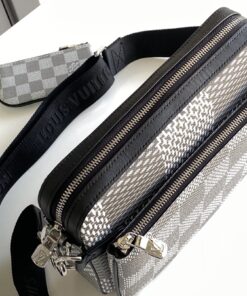 Louis Vuitton Trio Messenger Damier Graphite Plaster For Men, Men’s Bags, Shoulder And Crossbody Bags 9.8in/ 25cm LV - Image 5