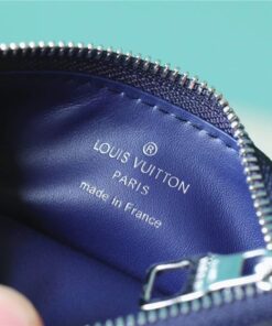 Louis Vuitton Gaston Wearable Wallet Monogram Blue For Men, Men’s Bags, Shoulder And Crossbody Bags 8.7in/22cm LV M81431 - Image 9