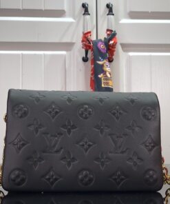 Louis Vuitton Pochette Coussin Shoulder Bag 7.9in/ 20cm Black Gold Hardware For Women M82116 - Image 6
