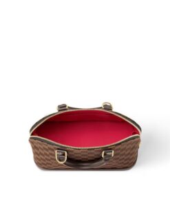 Louis Vuitton Alma PM Top Handle Bag 12.6in/ 32cm Brown Gold Hardware For Women N53151 - Image 5