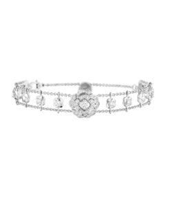 Chanel Bouton De Camélia Bracelet White Gold For Women J12065, 3599591874024
