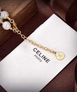 Celine Arc De Triomphe Reclous Necklace White For Women - Image 4