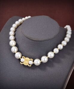 Alternative view of Celine Arc De Triomphe Reclous Necklace White For Women