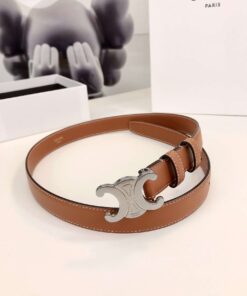 Alternative view of Celine Triomphe 25mm Belt Brown For Women