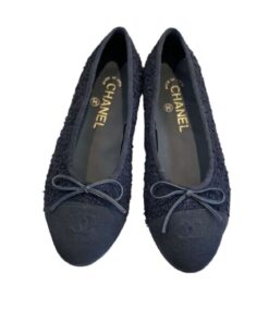 Chanel Ballet Flats Black For Women