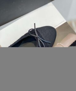 Chanel Ballet Flats Black For Women - Image 3