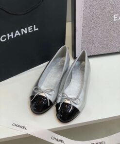 Chanel Ballet Flats Silver For Women - Image 3