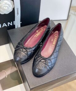 Chanel Ballet Flats Black For Women