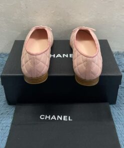 Chanel Light Pink Ballet Flats for Women - Image 5