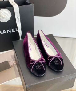 Alternative view of Chanel Ballet Flats Purple For Women