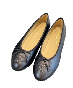 Chanel Ballet Flats Black For Women