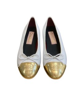 Chanel Ballet Flats White For Women