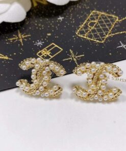 Alternative view of Chanel Gold CC Earrings for Women