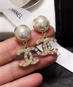 Alternative view of Chanel CC Earrings Gold Hardware For Women
